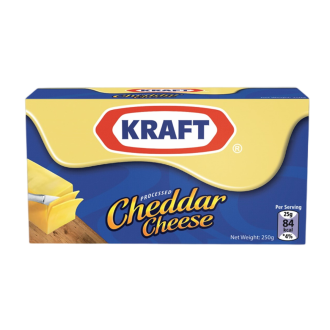 KRAFT CHEDDAR CHEESE 250G